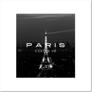 Paris C'est La Vie That's Life Wise French Quote Posters and Art